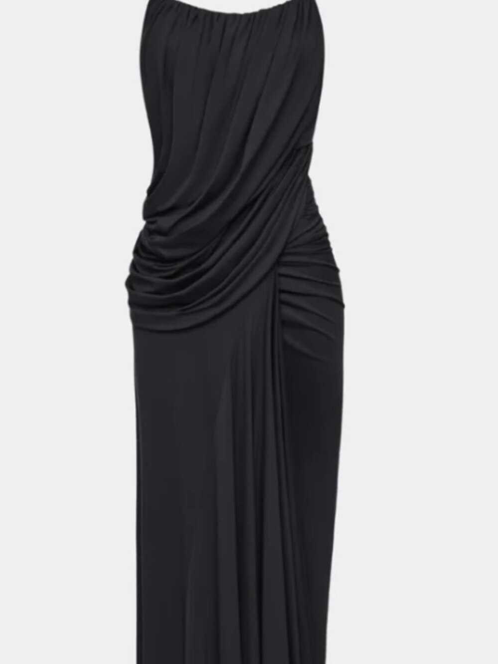 The Gathered Drape Gown